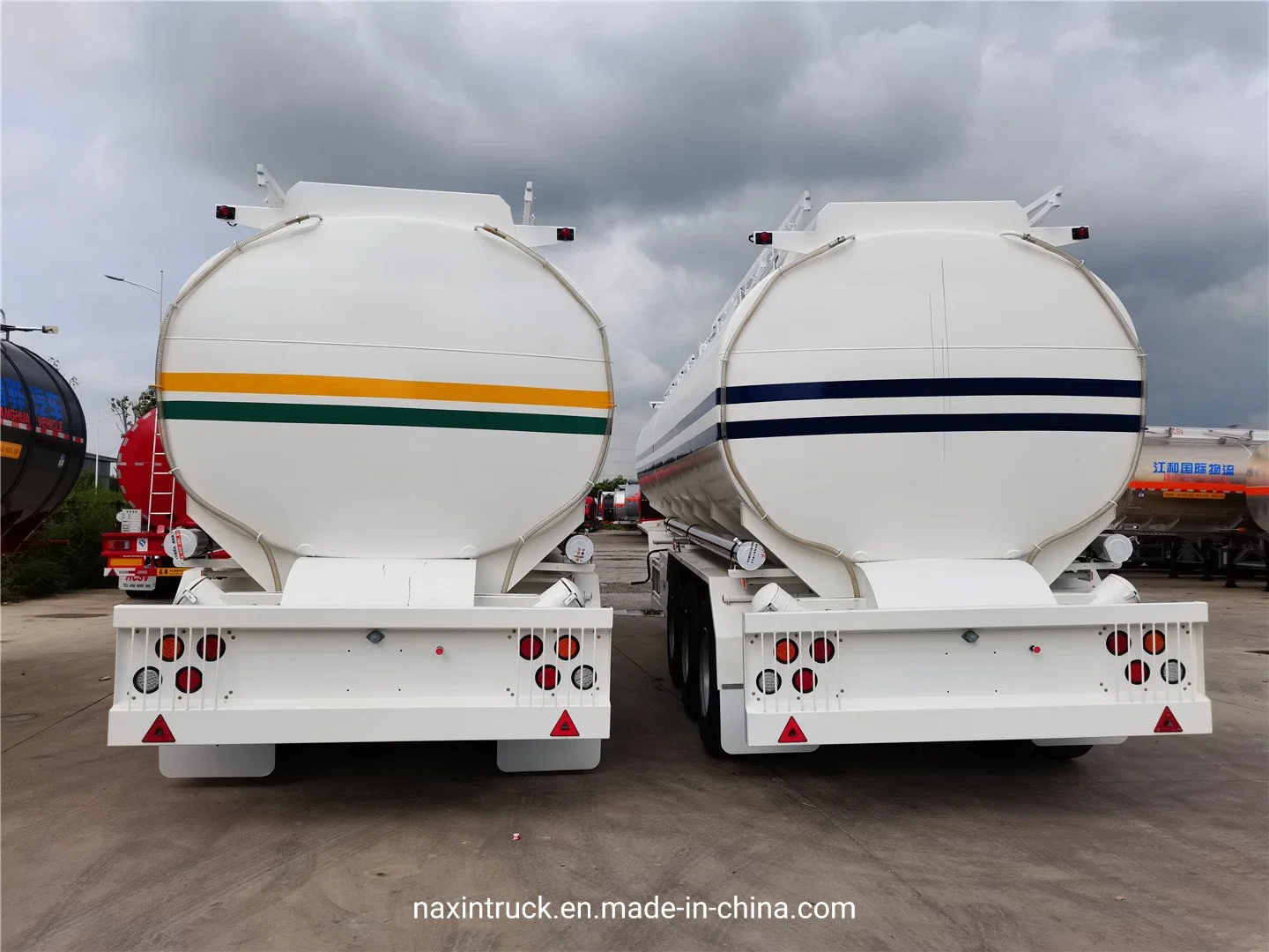 Aluminium Alloy Oil/Fuel/Gasoline Oil Tankers with Three Axle