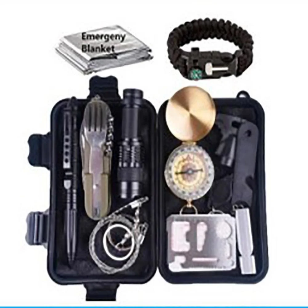 13 in 1 Multifunction First Aid Survival Kit Emergency Supplies Tactical Ci20683