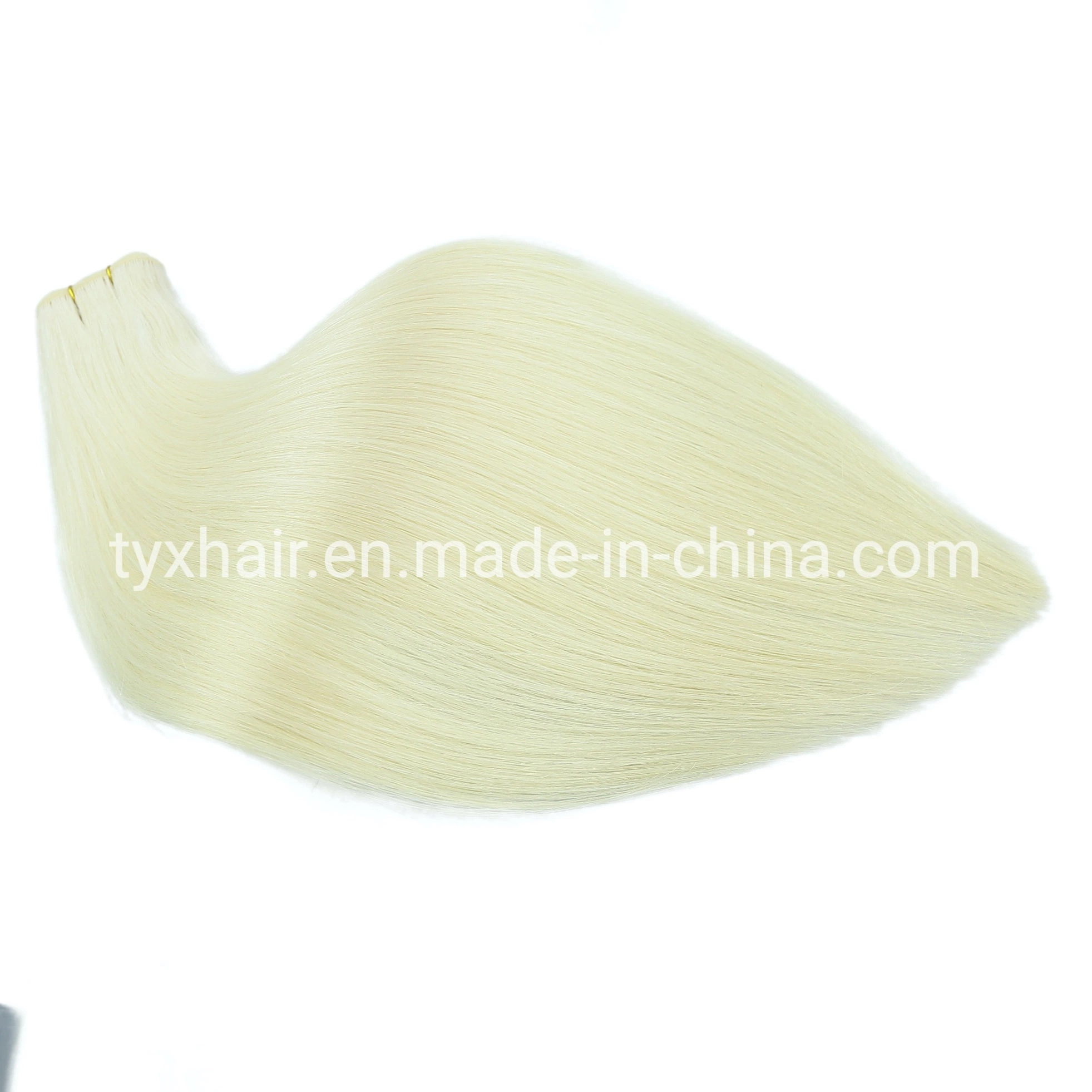 Costura en blonde Hair Extension 100 gramos el Cabello Remy señala doble paquete paquete de cabello trama