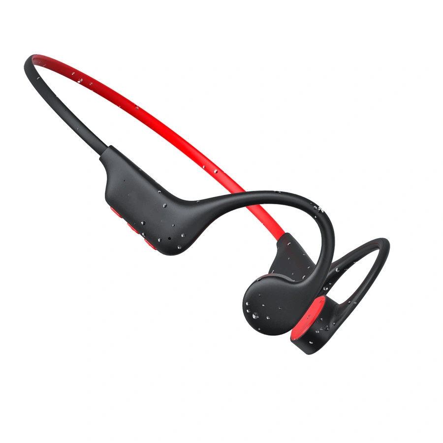 سماعة رأس سماعة رأس رياضية لاسلكية مزودة بتقنية Bluetooth IPX7 مقاومة للماء مع خطاف للأذن