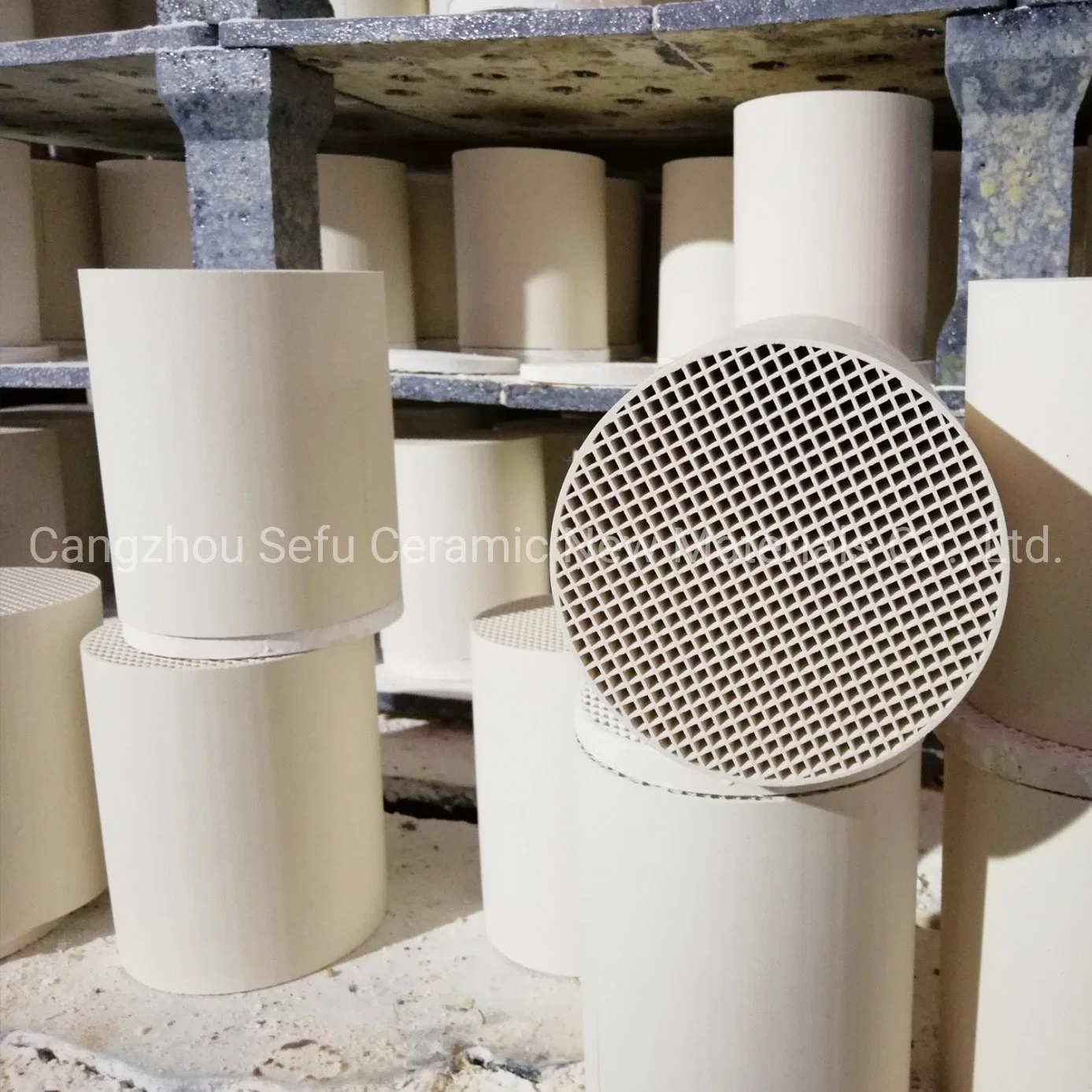 Honeycomb Ceramic Regenerator as Heat Exchange Media for Rto