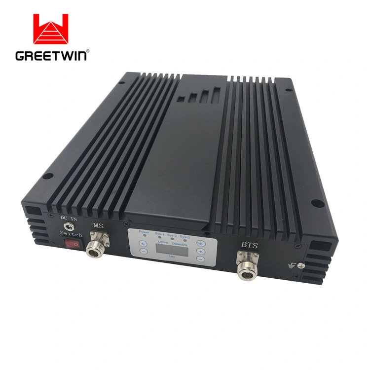 23 dBm Tri banda GSM 850 MHz Aws 1700MHz 1900 MHz PC Tri Band repetidor de amplificador de señal móvil 3G 4G