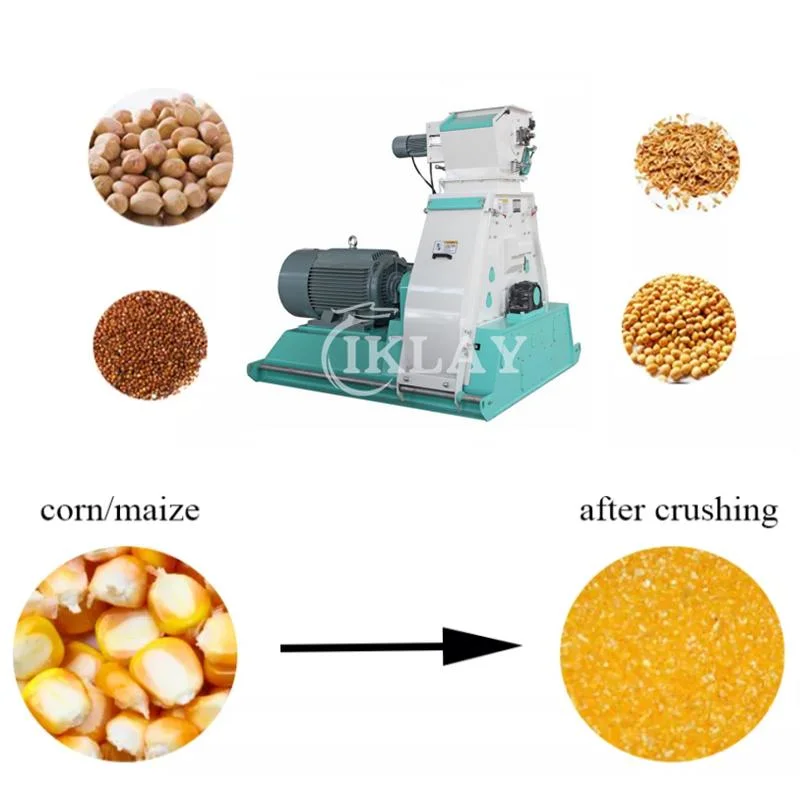 Maize Mill Tear Circle Maize Grinding Hammer Mill Crusher Fine Grinder Corn Hammer Mill