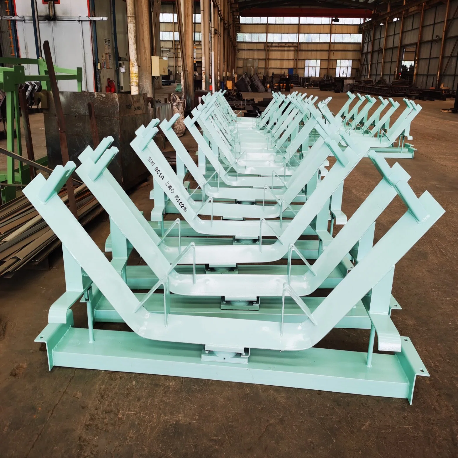 Guide Roller Frame/Conveyor Carrier/Return/Guide Idler Bracket Roller Frame Factory for Belt Conveyor