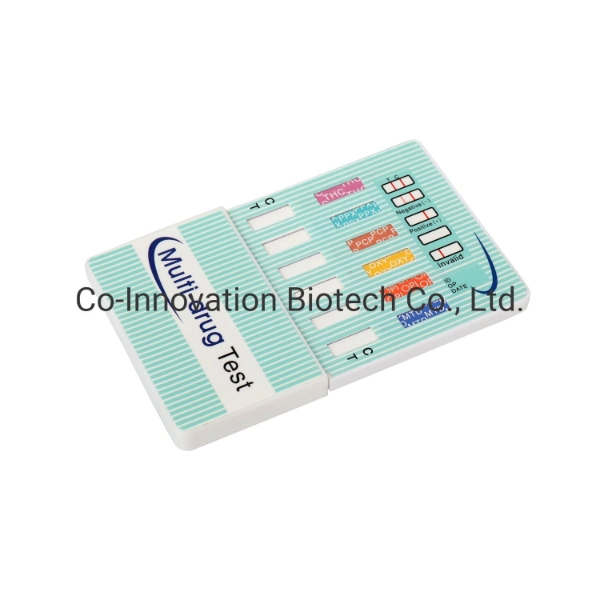 6 Panel AMP Bar BZO Coc OPI MTD Drugs Test DIP-Karte