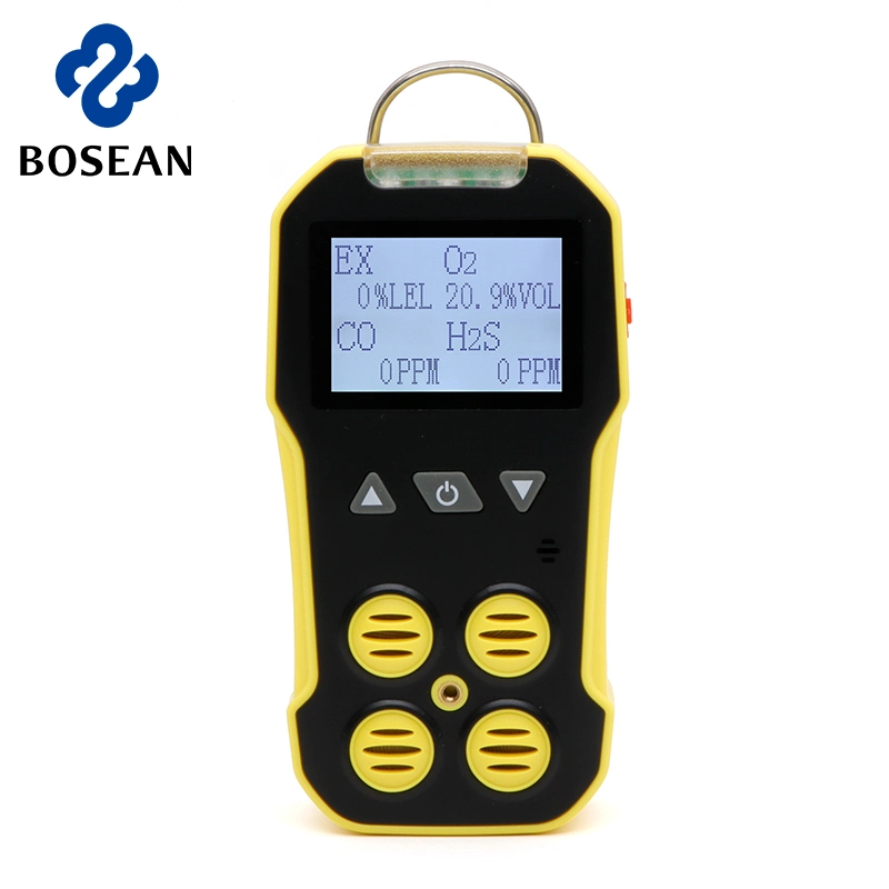 Battery Power Portable Handheld Pump Refrigerant Gas Leak Detector 4 in 1 Multi Gas Analyzer