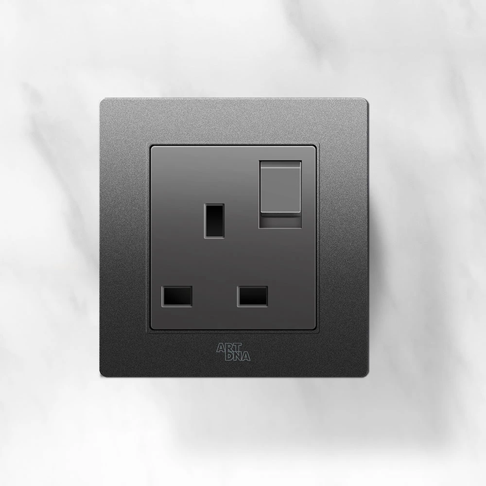 Artdna interruptor de pared de luz eléctrica común de nuevo diseño y. Conector hembra