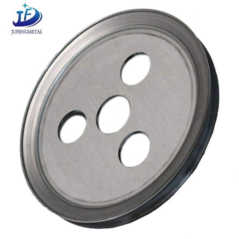 OEM Sheet Metal Stamping Steel Wheel for Conveyor Belt