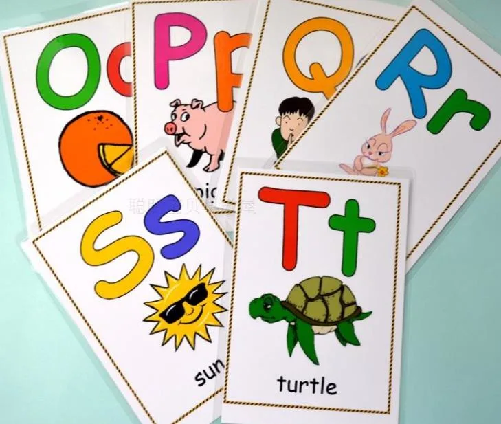 The Factory Makes Customized Children's Education Game Cards