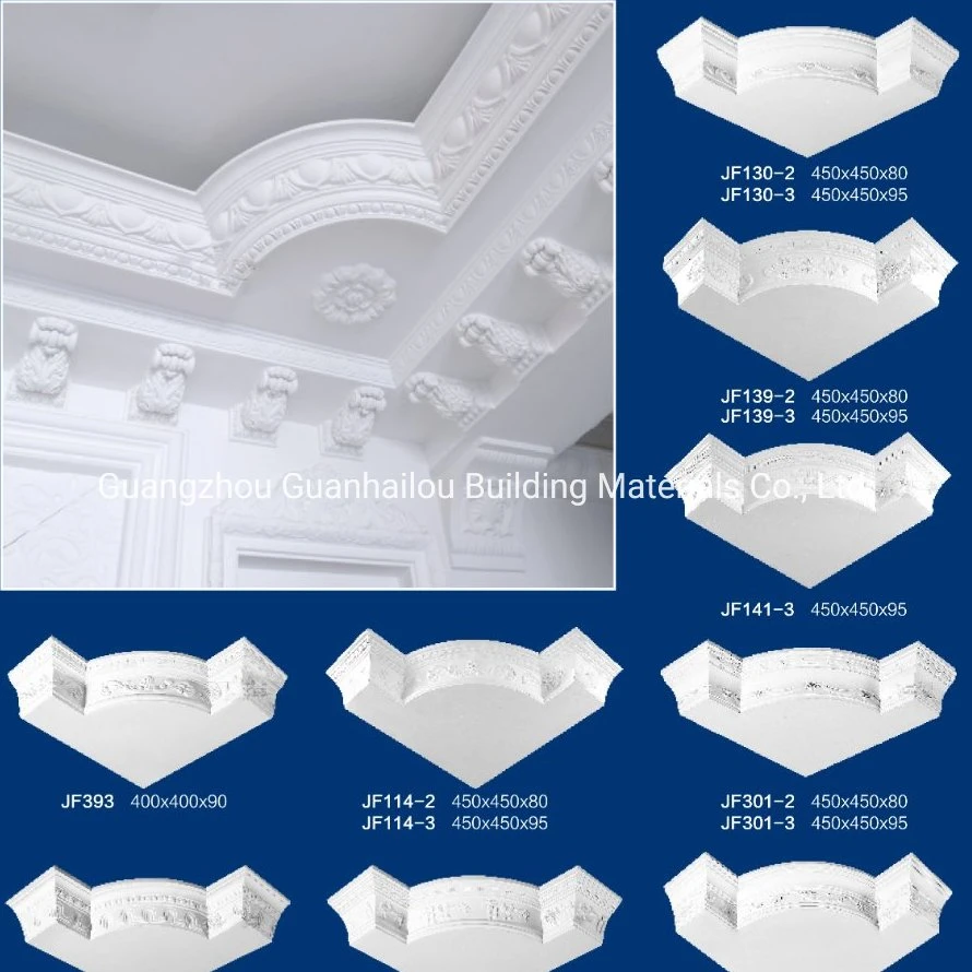 Diseños ricos y cornisas Gypsum de libre coincidencia