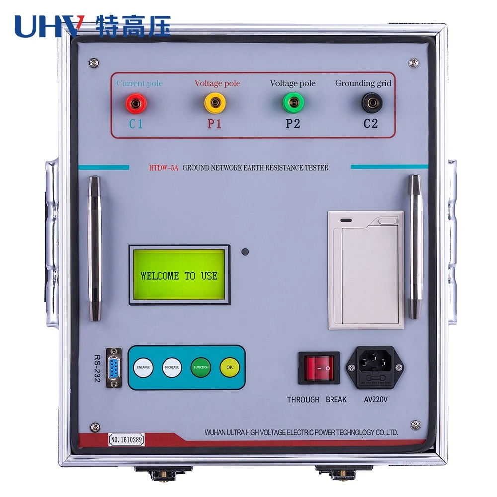 Htdw-5A Automatic Earth Network Grounding Resistance Tester Grounding Down-Lead Analyzer