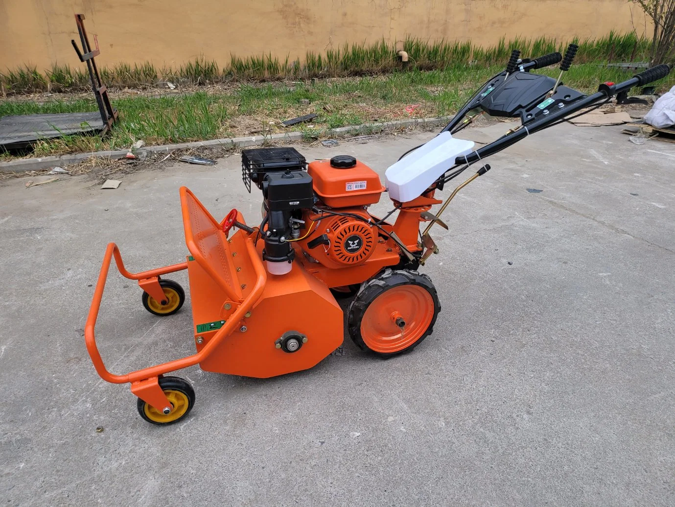 7HP Light Duty Lawn Mower Straw Crusher Power Weeder