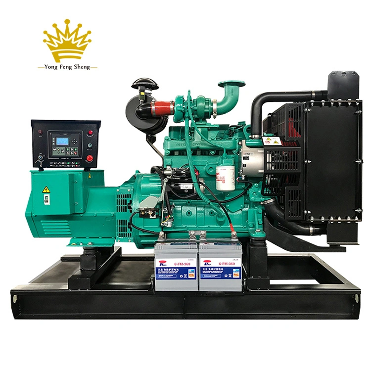 30kw 37.5kVA Three Phase Open Silent Electric Type Home Use Cummins Diesel Generator by Yofen