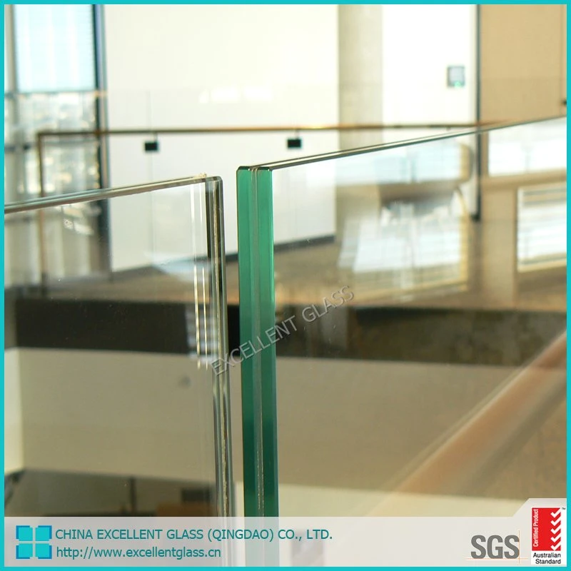 Clear/Ultra Clear/White/Tempered /Toughened/Low-E Balustrade/Mirror /Laminated Glass 8.76mm 10.38mm 10.76mm Clear Color Milk Tempered/ Laminated Glass for Raili