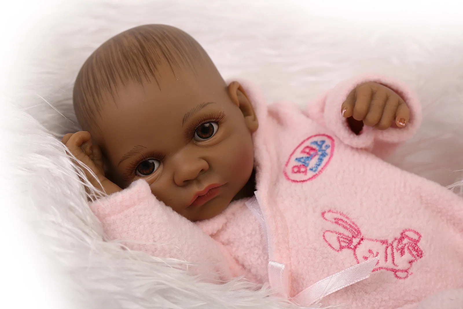 10inch 25cm Hot Selling Full Silicone Reborn Baby Doll Africa Girl