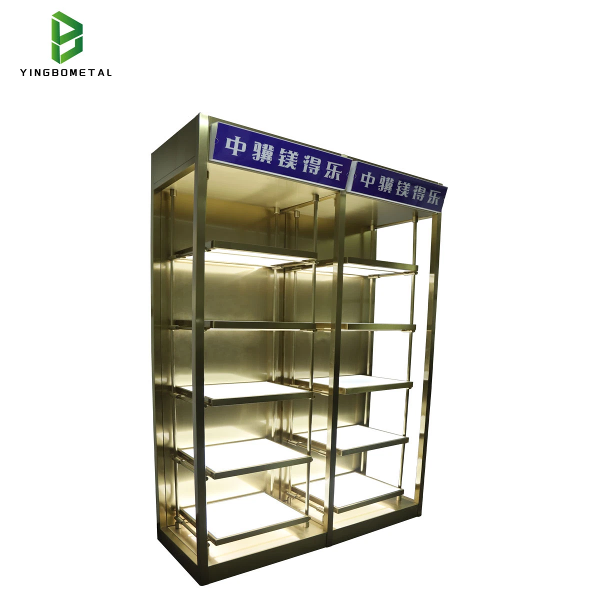 Customized Modern Commercial Luxury Wine Thermostat Bar Family Stainless Steel Display Cabinet