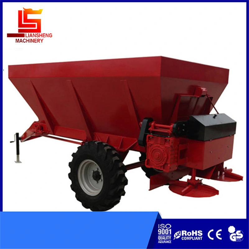 Mechanical Manure Spreader large farm pasture orchard fertilizer spreading trailer