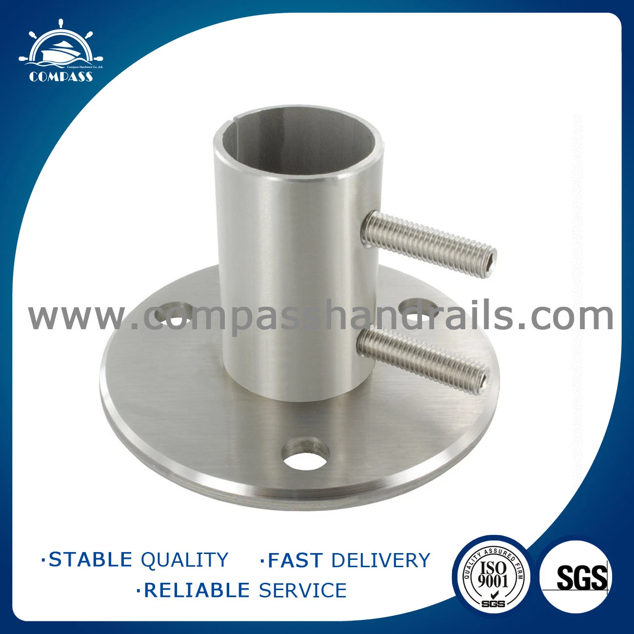 Wholesale/Supplier Inox Stainless Steel Framelss Glass Railing Hardware for Balustrade System