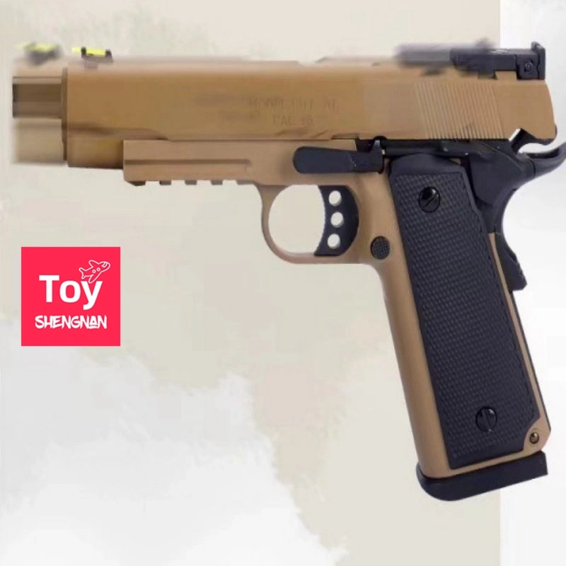 Figure Eagle Electric Hand Toy Gun Boys and Children Blow Back Automatic Burst Laser Lollok 1911 Model Hanging Jieying.