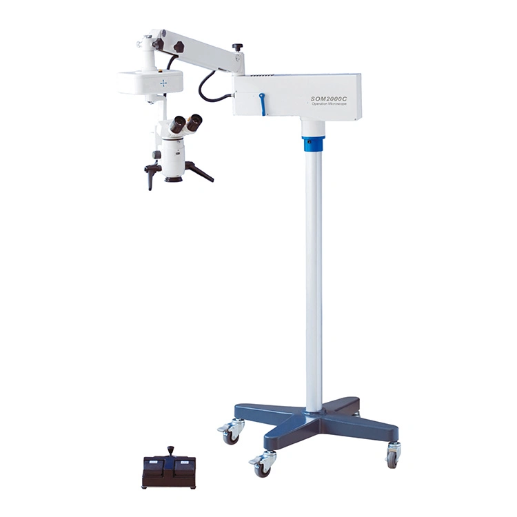 Som-2000c China Supplier Price Eye Surgical HD Ophthalmic Operation Microscope