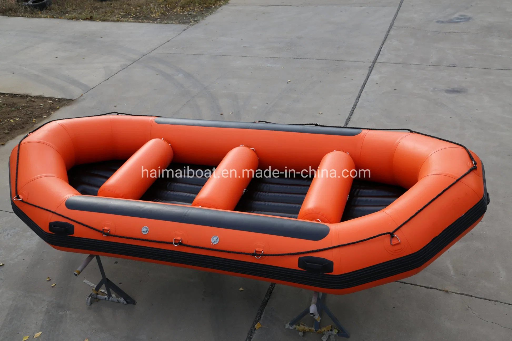 Hot Sale Item Water Sport Product 10 Persons 14feet 4.3m PVC Inflatable Floating Boat Rafting Boat PVC Boat Rapids Boat River Junior Boat Canoe Slalom for Sale