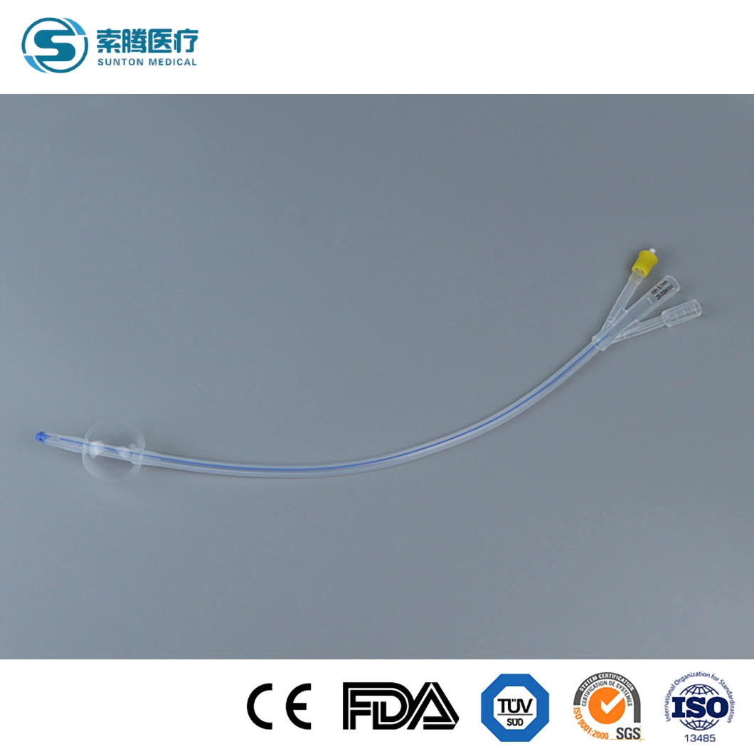 Sunton 2-Wege Foley Katheter Fabrik Einweg Steril Medizinischen Latex Foley Ballon Katheter 3-Wege Foley Katheter Probe Erhältlich China Foley Katheter Produkte