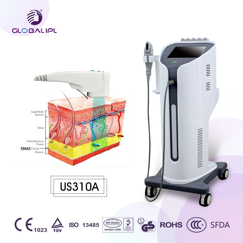 CE Approved Hifu Face Lift Machine with Hifu 8 Cartridges Hifu Face Care Body Slimming