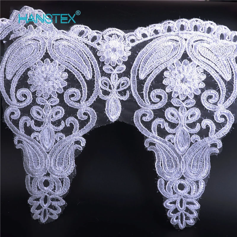 Hans New Design Product Fashion 3D Lace Fabric Beads Bridal