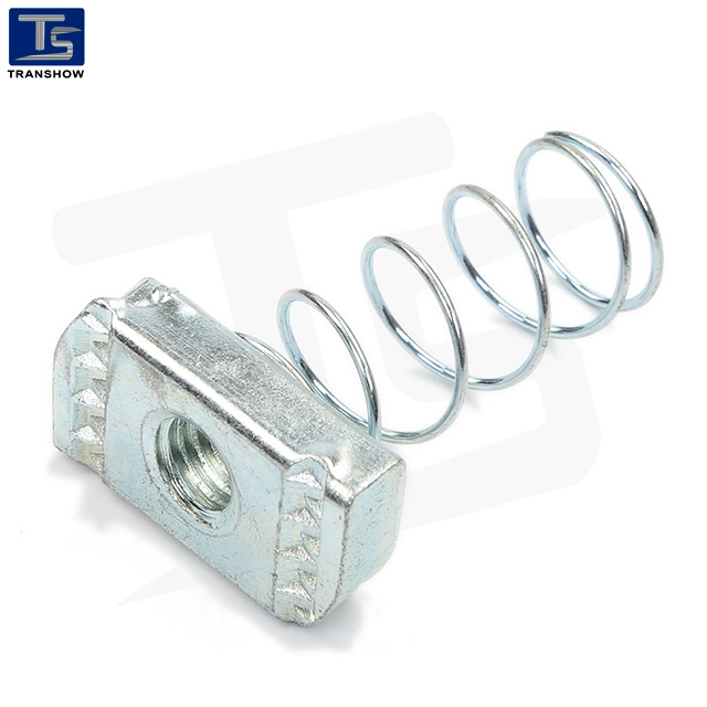 China Manufacturer Supply High quality/High cost performance Channel Spring Nut for Assemble Solar Bracket