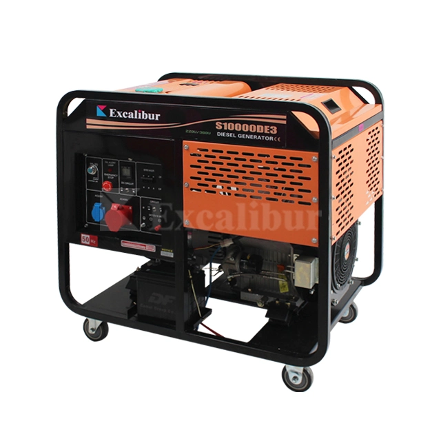 High quality/High cost performance  8kw 10kVA Portable Open Diesel Generator Set