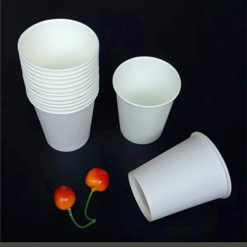 Disposable Paper Cup, Pure Natural Wood Milk Water Cup Coffee Soya-Bean Milk Juice Milk Tea Hot Drink Cup