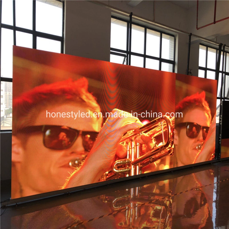 Factory Direct Rental LED Display Panel P3.91 Indoor LED Sign RGB Die-Casting Cabinet 500X500mm/ 500X1000mm SMD Rental Full Color Advertising LED