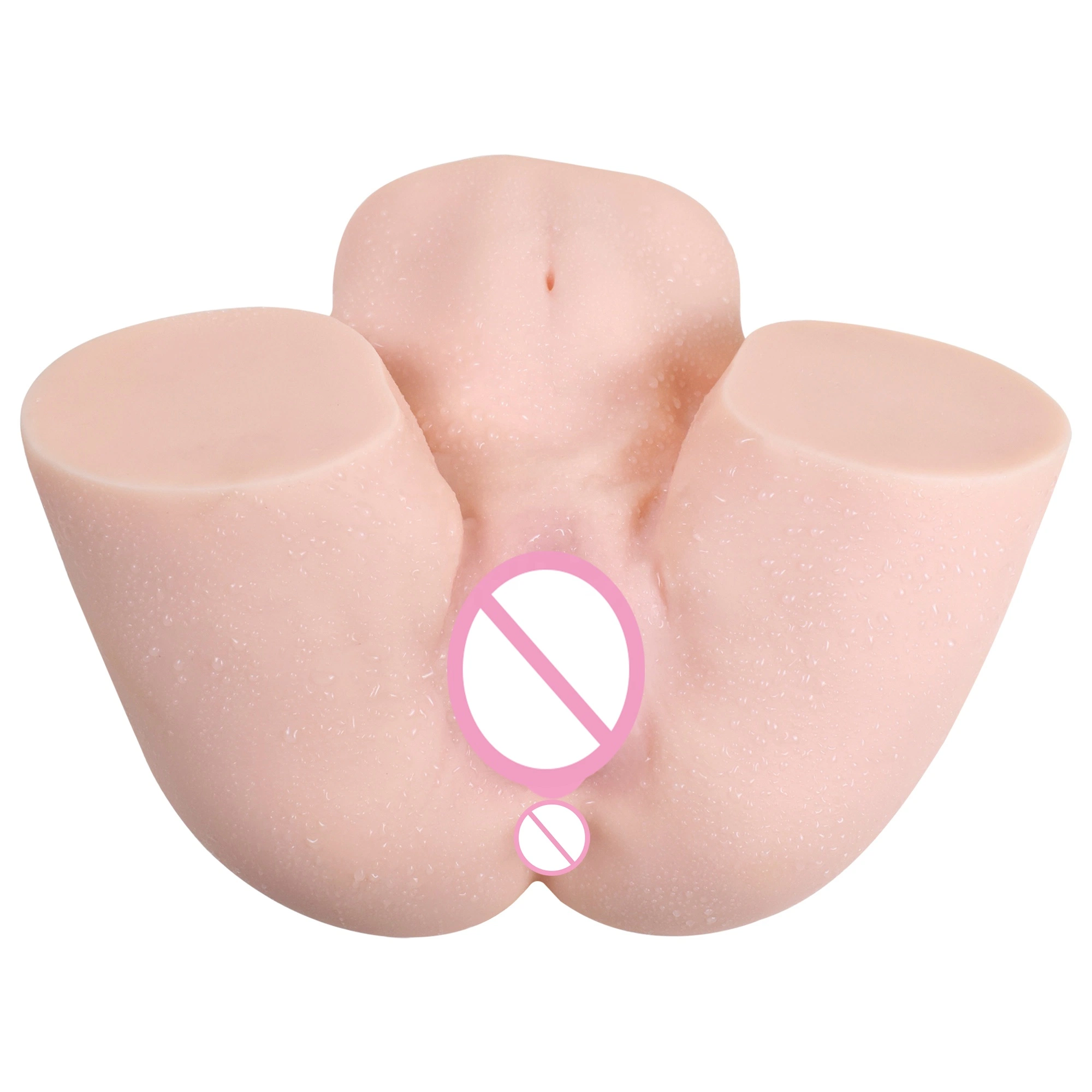 Nouveau design mode sexe jouets réaliste demi taille grands Ass Femme vagin Pussy pour hommes Masturbation