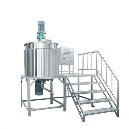 200L 500L 1000L Dispersing Electric Heating Cosmetic Shampoo Making Machine Liquid Homogenizer Mixer