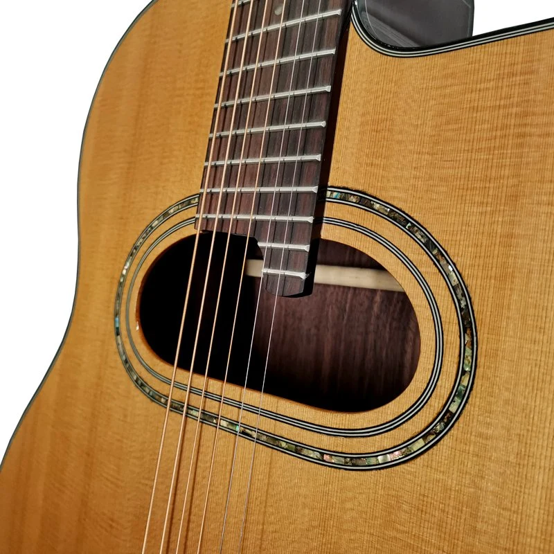 Aiersi superior sólida D el agujero para la venta de guitarra de jazz Gitano