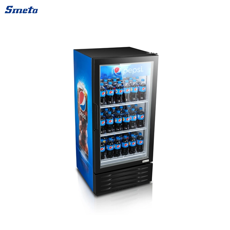 Smeta Comercial uso vidrio Puerta Display bebidas nevera con Individual Puerta