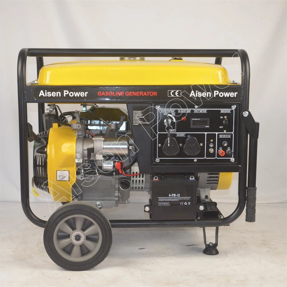 13 CV de gasolina eléctrica profesional portátil pequeña Arrancar el motor generador de gasolina/diesel/gasolina generador