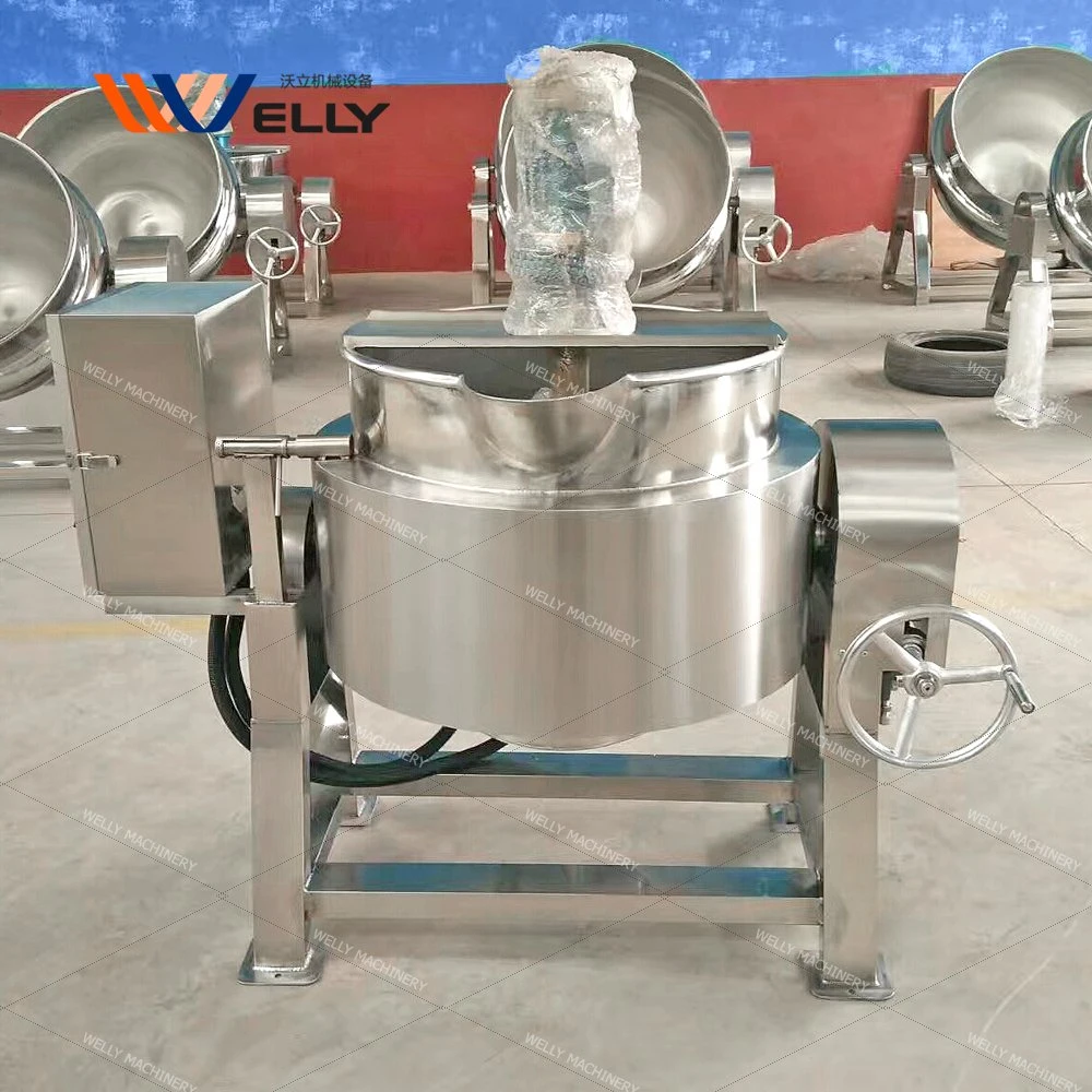 Best Price Cooking Machine for Jam Double Jacketed Cooking Mixer for Sugar Candy Choclate Vegetable and Fruit