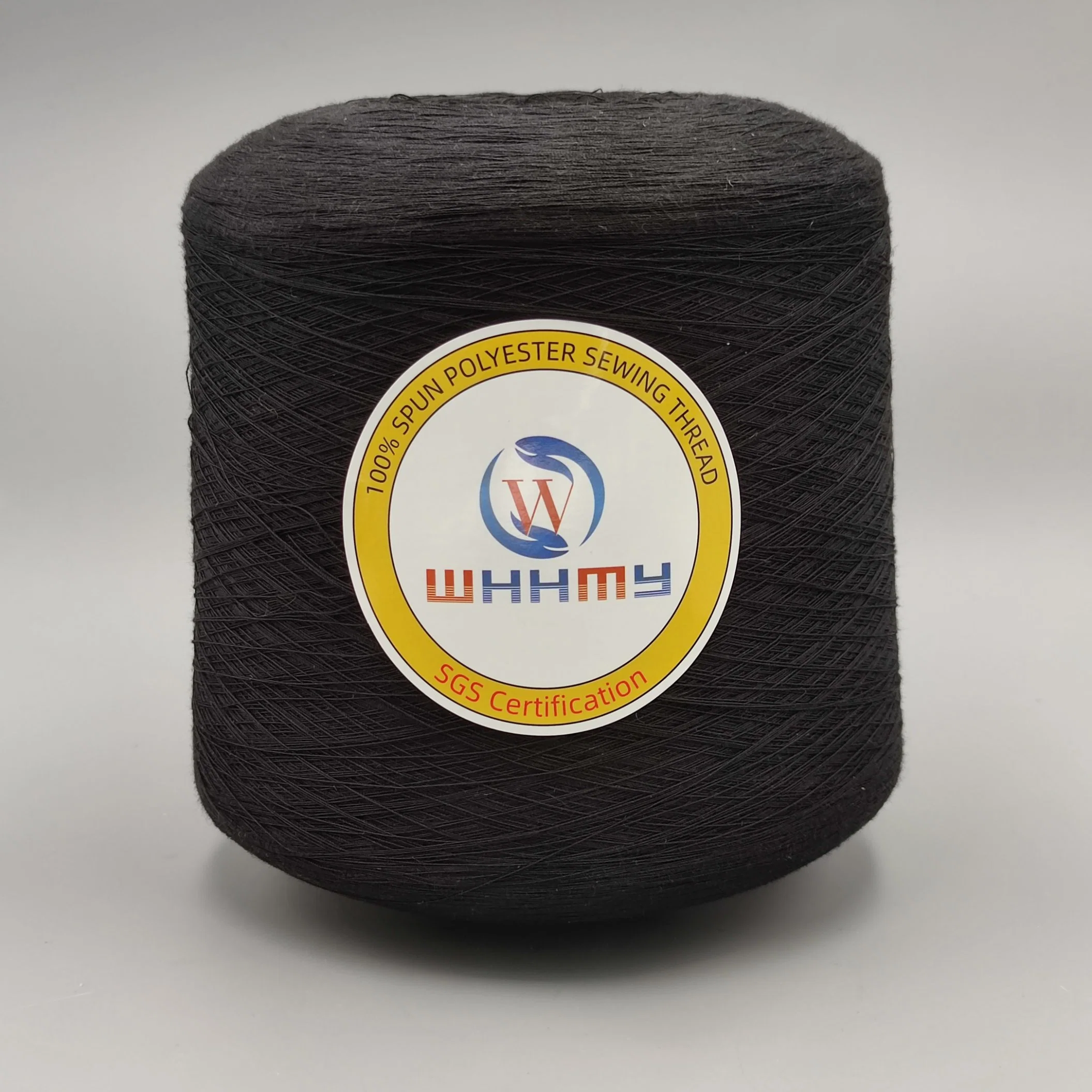 Вся обшивочная ткань полиэстер Волокно штапельное материал пряжи 50/2 для шитья плетение для вязания