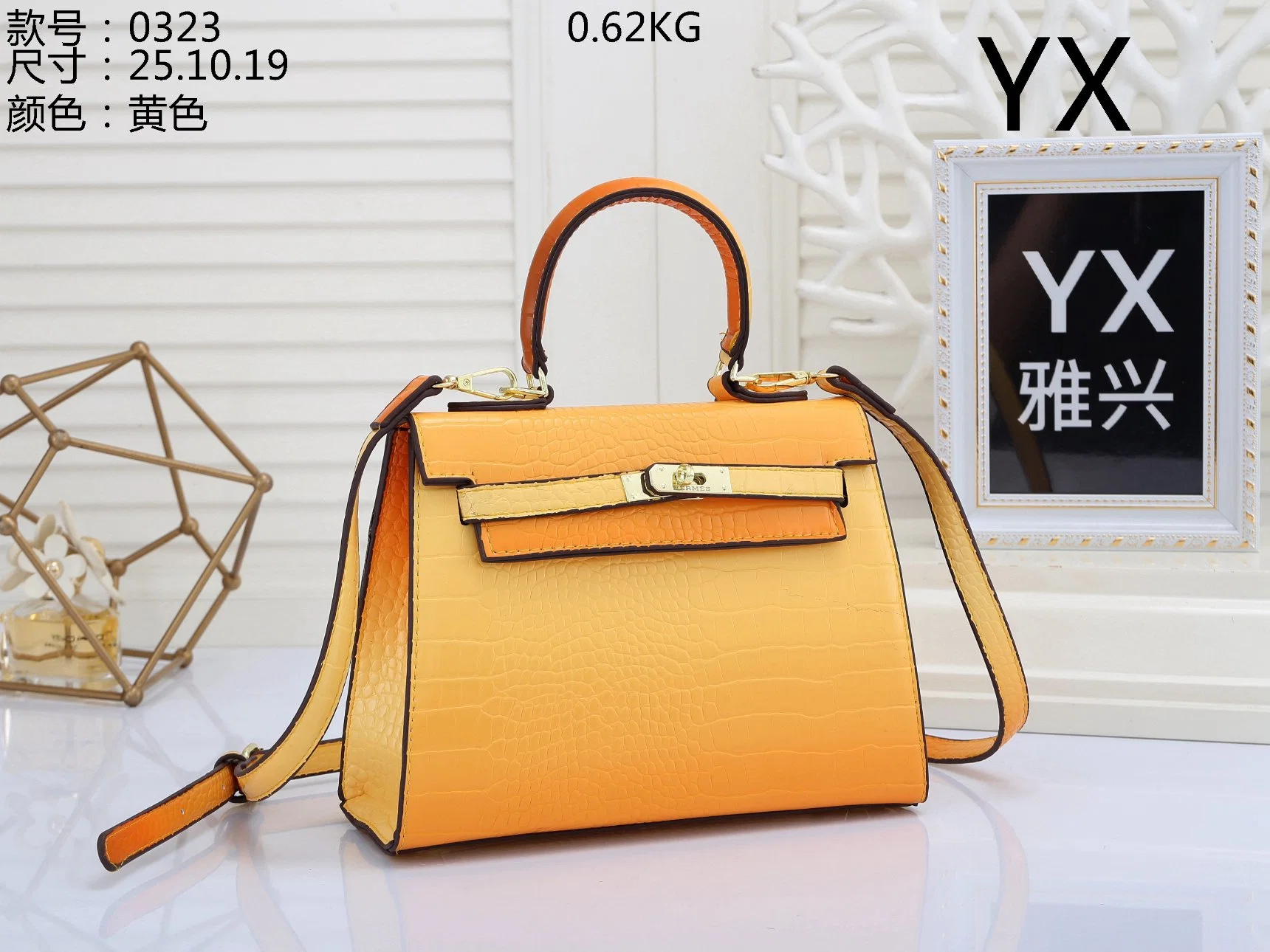 Wholesale Luxury Lady Handbag Crossbody Messenger Tote Bagpu Leather Bag