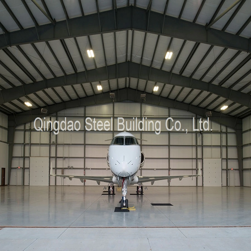 Good Quality Large Span Steel Prefab Aircraft Airplane Hangar for Sale Metal Building