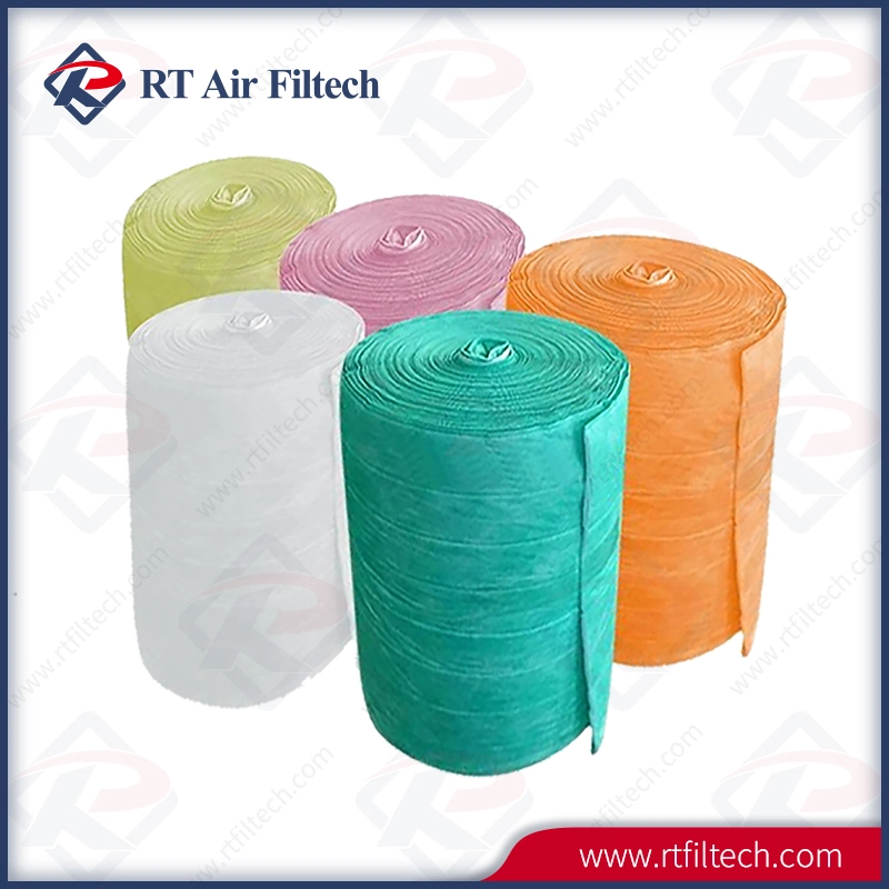 Synthetic Fiber Media F5-F9 Bag Air Filter Alu Frame