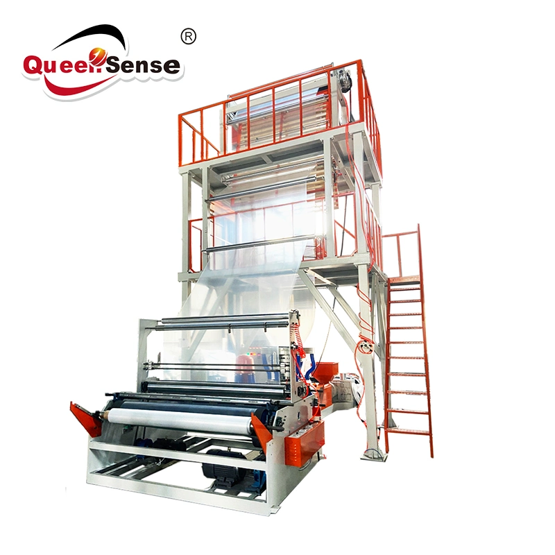 Queensense Biodegradable/PE Film Blowing Plastic Making Extrusion Price Bio Extruder Machine Manufacture