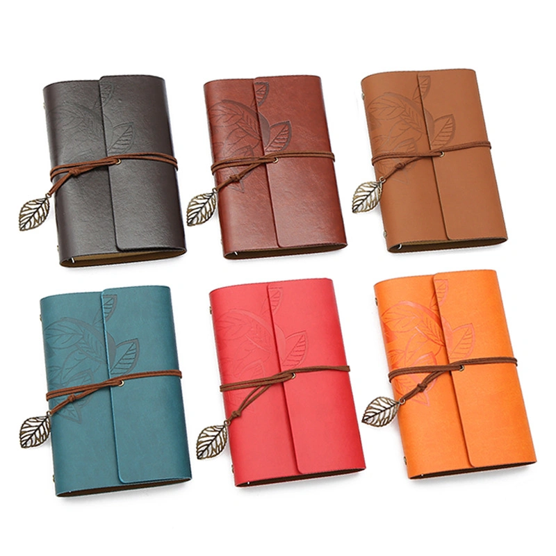 Leather Classic PU Diary Travel Journals for Office Stationery