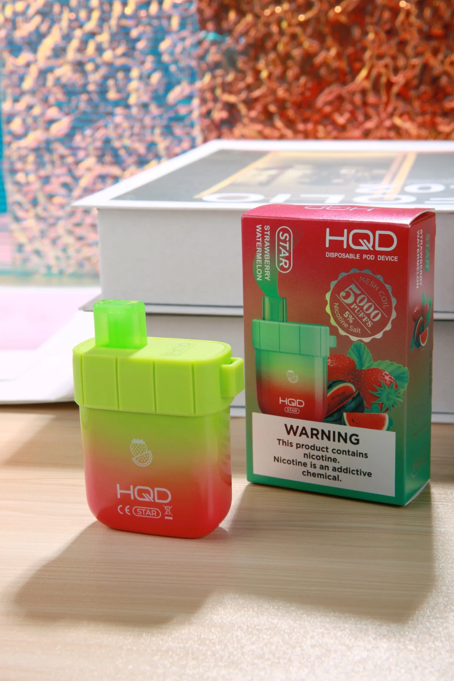 HQD Original 5000 Puffs jetable Vape ecigarette fournisseur de Étoile de la Chine