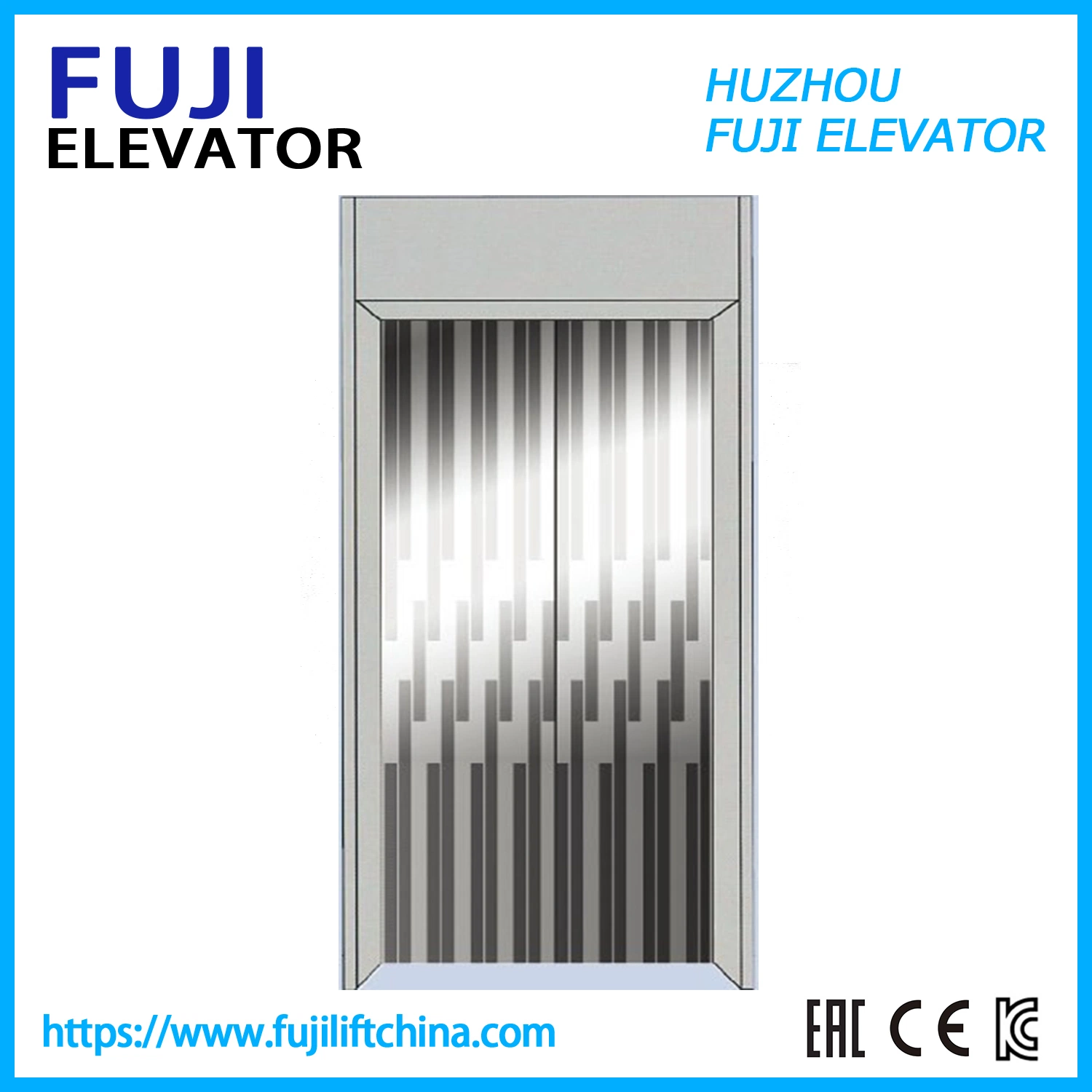 5-25 Center Opening Door FUJI High quality/High cost performance  Export Wooden Case Elevators Home Lift