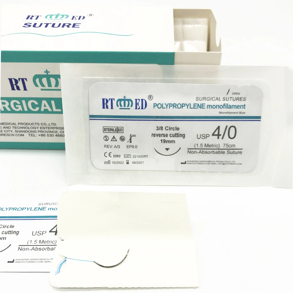 Medical Monofilament Polypropylene Sutures-Haidike Medical/High quality/High cost performance Use for Surgery