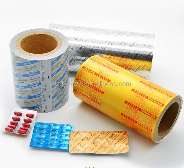 Customized Printed Aluminium Blister Foil for Pharmaceutical Packaging Manufacturer with 24 Years Experience