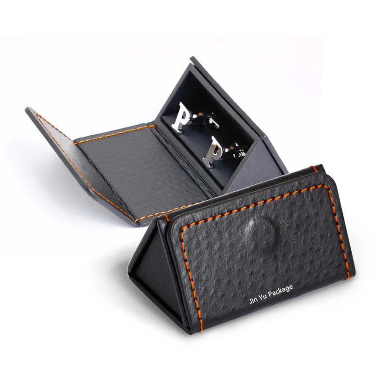 Delicate Cardboard Paper Gift Magnetic Jewelry Cufflink Packaging Box Case