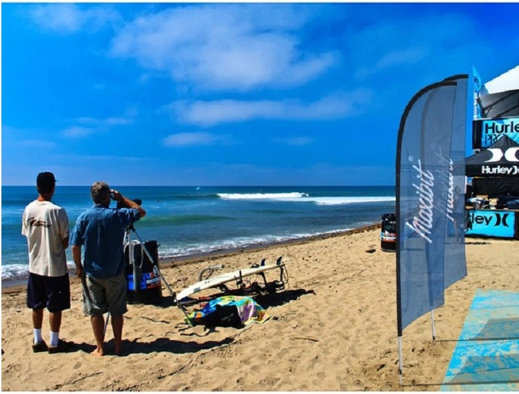 Ausstellung Messe Strand Banner Display Custom Feather Flagge Werbung